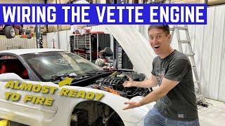 Wiring My CHEAP C5 Corvette Has It Almost READY To FIRE [upl. by Ovatsug]