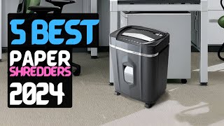 Best Paper Shredder of 2024  The 5 Best Paper Shredders Review [upl. by Sugna437]