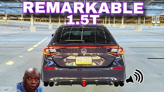 REMARK EXHAUST NOTE 11TH GEN HONDA CIVIC 15T CVT [upl. by Fleisig]