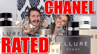 Best Chanel Allure Homme Fragrances Rated By My Wife [upl. by Aisauqal]