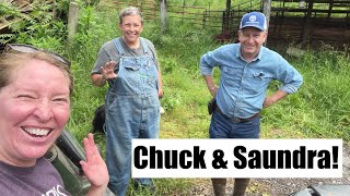 Sheraton Park Farms Sold Us 3 Piglets We Met Chuck amp Saundra [upl. by Eivlys125]