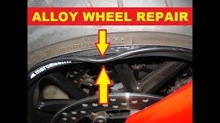 Alloy Wheel Bent Repairing in Mumbai  Mojo Alloy Rim Bent Repair  MadOverMotorcycles [upl. by Sana369]