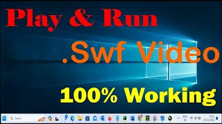 How to Open play amp run swf video or files  How to run amp Watch swf video without Adobe FlashPlayer [upl. by Elleinnod476]