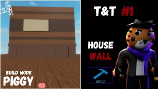 🏠  Tips and Tricks 1  House wall  Roblox Piggy Build Mode [upl. by Anatniuq296]