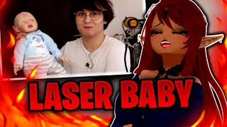 THIS IS INSANE  Michael Reeves Laser Baby Reaction [upl. by Ramsay865]