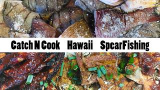 How We Fish Fry Manini Catch And Cook  Spearfishing Hawaii [upl. by Nancy]