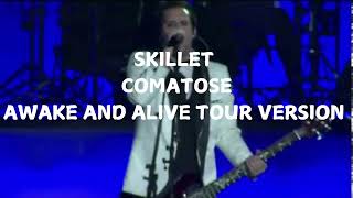 Skillet  Comatose Awake And Alive Tour Version Leg 2 Version 3 [upl. by Ykcim]