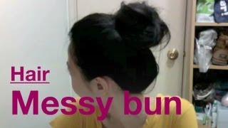 極速凌亂美人髻 Quick messy updo  高比 Gobby [upl. by Ami]