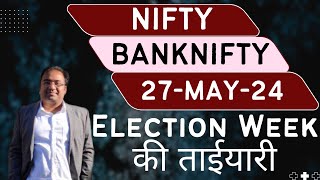 Nifty Prediction and Bank Nifty Analysis for Monday  27 May 24  Bank Nifty Tomorrow [upl. by Mort]