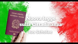 Nuova legge sulla cittadinanza Ius Scholae [upl. by Dorri]