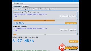 MegaDownloader Límite de Descarga Solución Ya la encontre [upl. by Braasch]