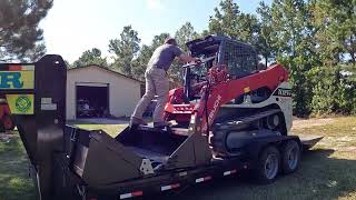 Out With The New amp In With The NEWER 2022 Takeuchi TL12V2 HighFlow CTL Delivered [upl. by Dixie704]