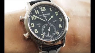 Patek Philippe Calatrava Pilot Travel Time 5524G001 Pilots Watch Review [upl. by Anelehs]