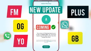 Gb Whatsapp new version Dawnload Fm GB Yo WhatsApp New Update Coming SoonGb whatsapp login problem [upl. by Acim723]