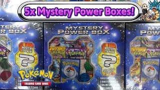 Opening 5x Mystery Power 1 Walmart Boxes Pokemon TCG unboxing [upl. by Sire565]