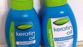 Spa Haus Keratin Oil Therapeutic Shampoo amp Conditioner DOLLAR TREE [upl. by Bernadette]