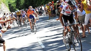 Tour de France 2008  stage 17  Carlos Sastre wins on Alpe dHuez [upl. by Eneiluj283]