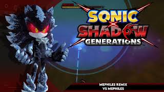 Mephiles Theme Remix  vs Mephiles  Sonic x Shadow Generations [upl. by Maurits]