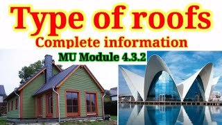 Types of roofs [upl. by Leumas]