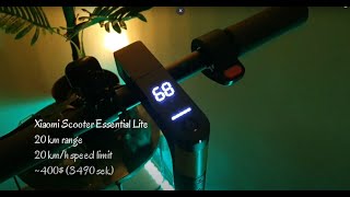 Xiaomi Electric Scooter Essential Unboxing and Setup [upl. by Emmalynn]