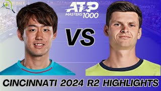 Yoshihito Nishioka 西岡良仁 vs Hubert Hurkacz  Highlights [upl. by Shute444]