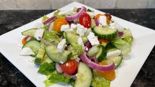 Classic Greek Salad  Zaika With Jabeen [upl. by Bayless]