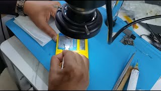 Facetoface offline repair training reballing T2 chip without tweezers [upl. by Lion]