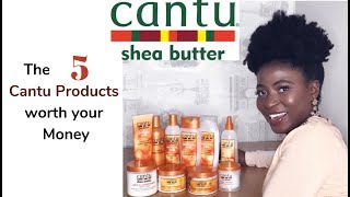 Best 5 Cantu Shea Butter Products  4C Hair  Kenny Olapade [upl. by Kirch]