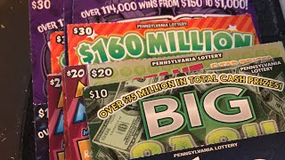 PA Lottery Scratch Off Tickets Randoms [upl. by Yasibit]