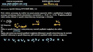 fpr100  Rakiety STYCZEĹ 2006  A1  zadanie z fizyki  filomaorg [upl. by Luiza]