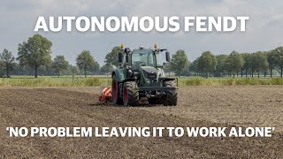 Autonomous Fendt  No problem leaving it to work alone [upl. by Brothers100]