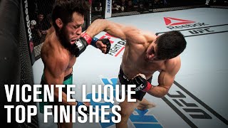 Top Finishes Vicente Luque [upl. by Wolsniw405]