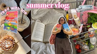 bookish day in the life  grocery shop with me cooking  new books  read with me  latina vlog [upl. by Ecirtak261]