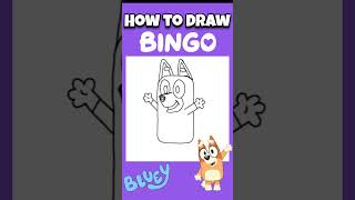 How to Draw Bingo  Bluey [upl. by Bert]