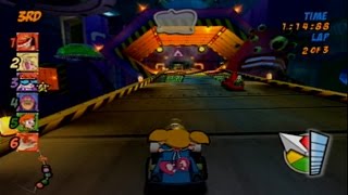 Cartoon Network Racing  Dexters Laboratory Race PS2 [upl. by Eidde582]