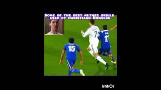 Impressive Nutmegging skills used by christiano Ronaldo to penetrate through opponentsnozmoscada [upl. by Adnorehs]