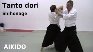 Aikido TANTO DORI knife defense  SHIHONAGE by Stefan Stenudd in 2007 [upl. by Devi882]