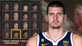 NBA 2K24 NIKOLA JOKIC FACE CREATION BEST JOKIC FACE CREATION 2K24 [upl. by Lupee455]