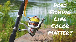 Does Fishing Line Color Matter Watch This to Find Out Now [upl. by Assel]