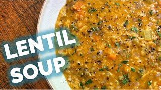 Red Lentil Soup A Hearty Nutritious Comfort Food [upl. by Irret]