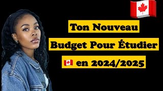 Voici le Budget pour Étudier Au Canada 🇨🇦 en 2024 [upl. by Eilliw]