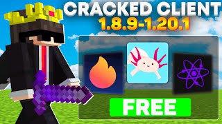 The 3 BEST Cracked Minecraft PVP amp FPS Boosting Client for 1201  JavaPojav [upl. by Korie]