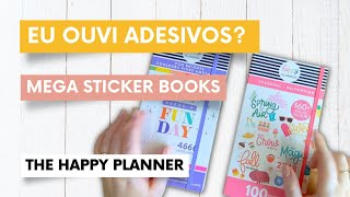 Adesivos para planner MEGA STICKERBOOK SEASONAL E FUN BRIGHTS adesivosparaplanner thehappyplanner [upl. by Jandel357]