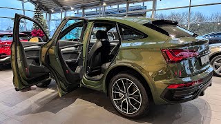 2024 Audi Q5 Sportback District Green Interior and Exterior Walkaround myfuturecar [upl. by Schinica]