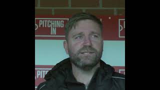 Pitching In NPL West  Wythenshawe 11 Newcastle Town  Shane Goldrick postmatch interview [upl. by Godred]