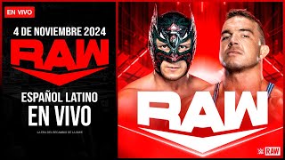 WWE RAW 4 de Noviembre 2024 EN VIVO  Español Latino  WWE RAW 4112024 Cobertura y Resultados [upl. by Carina]