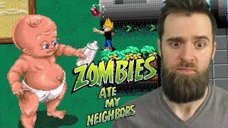 Zombies Ate My Neighbors SNES  Extraordinarily Hard Games 15 [upl. by Ahsuatan]