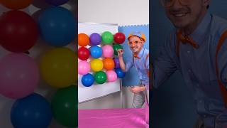 Pop the BALLOON Sink or Float with Blippis CANDY Surprise blippi shorts [upl. by Neehsuan173]