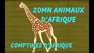 ANIMAUX D’AFRIQUE  Comptines africaines à gestes avec paroles [upl. by Guillaume]