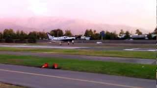 TBM 850 G1000 short field TO and Landing [upl. by Yun]